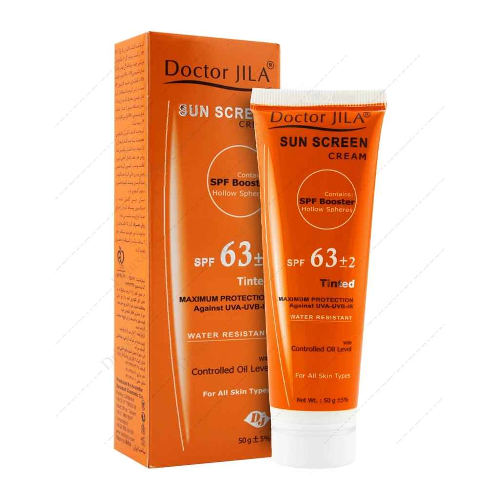 کرم ضد آفتاب SPF 63 رنگی دکتر ژیلا 50 میلی‌لیتر